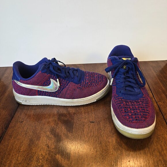 Share Nike Air Force 1 Low Ultra Flyknit USA Mens Size 8 Running Shoes Sneakers - Picture 7 of 13